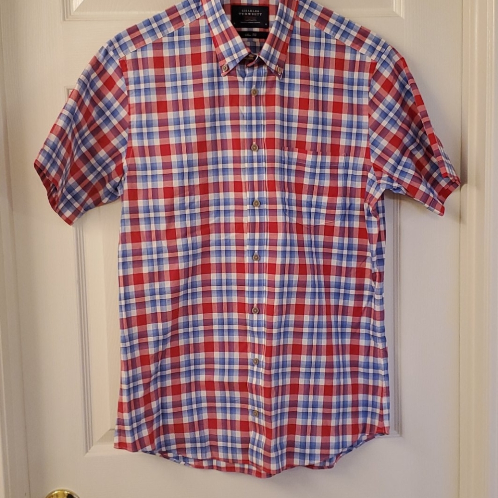 Men's button down short sleeve